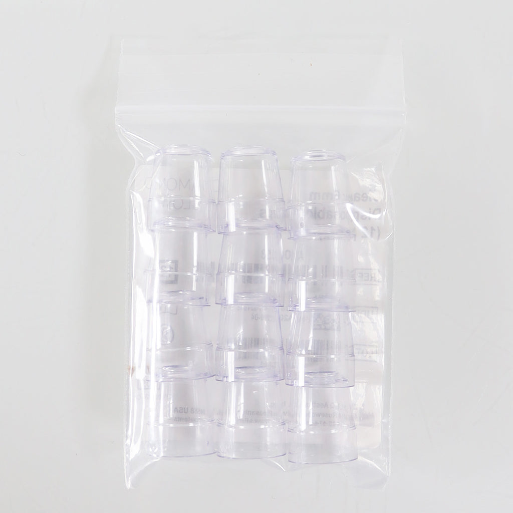 Zeltiq Diamond Glow Clear 6mm Disposable Caps A0053 SilkPeel Tips 12-Pack