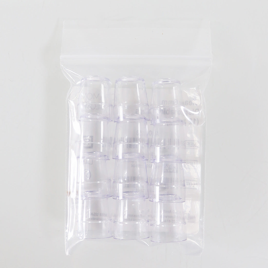 Zeltiq Diamond Glow Clear 6mm Disposable Caps A0053 SilkPeel Tips 12-Pack
