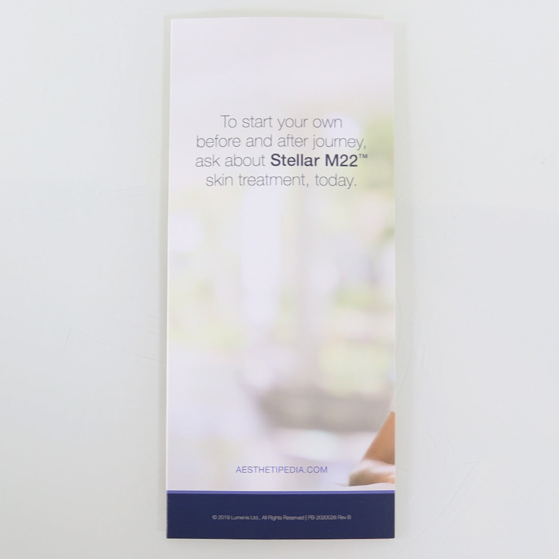 Lumenis Stellar M22 Photorejuvenation Treatment Office Marketing Brochure x15