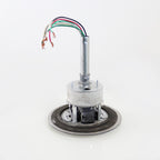 RC4 Multi-Service Electrical Floor Box Poke-Thru Assembly 20A Black Circle 8.5in