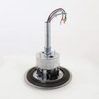 RC4 Multi-Service Electrical Floor Box Poke-Thru Assembly 20A Black Circle 8.5in