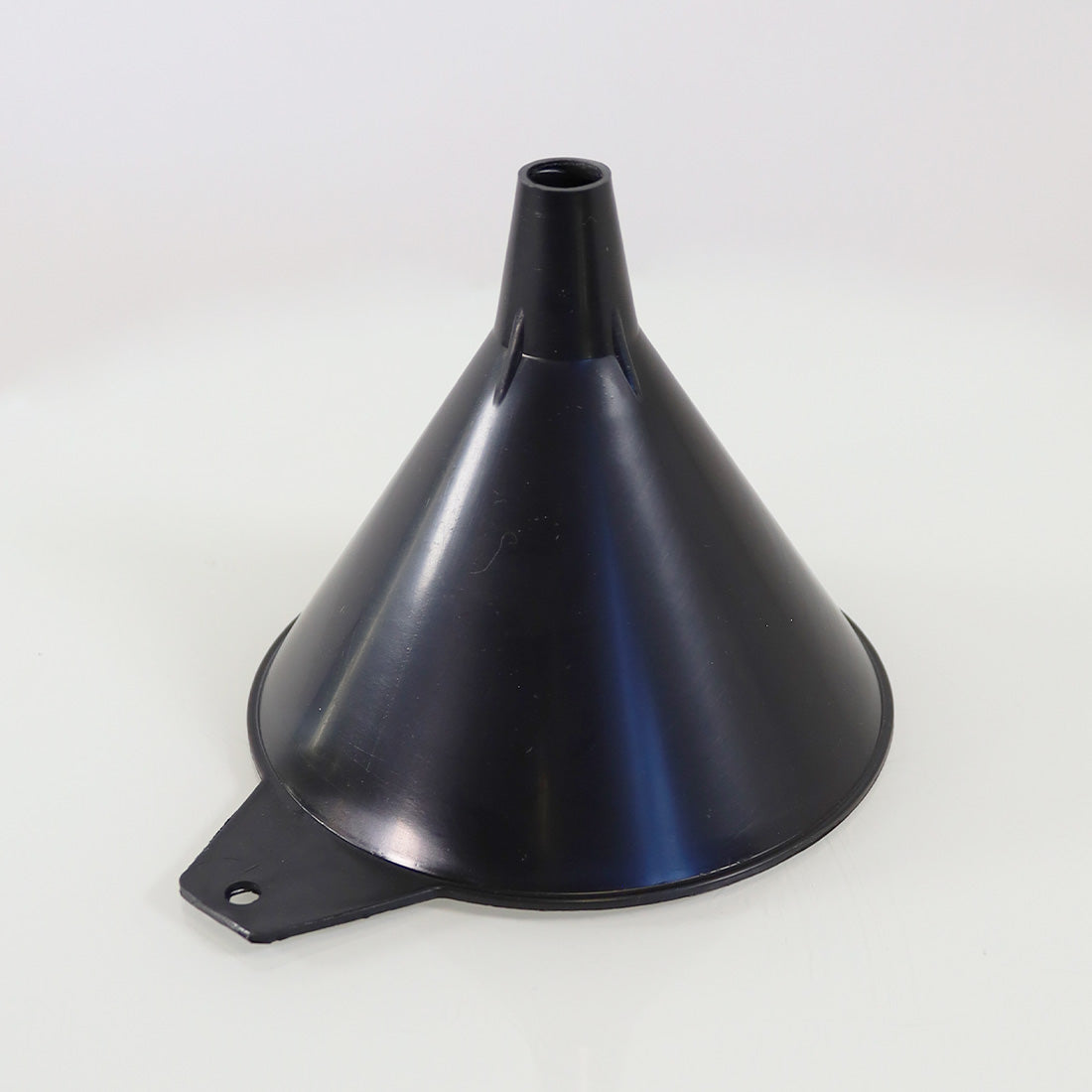 5-Inch Utility Funnel Black Polypropylene 5in Diameter to 1/2in Outlet