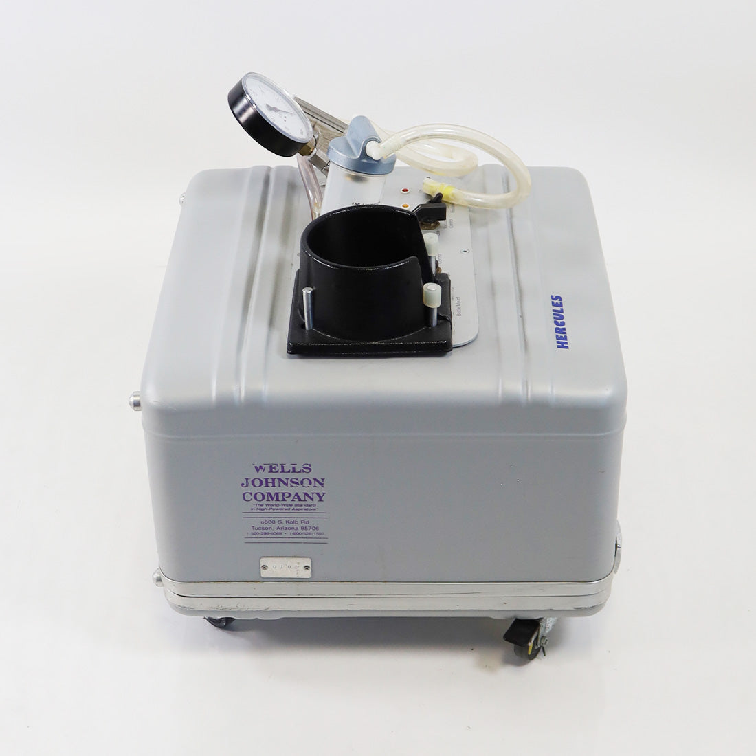 Wells Johnson Hercules Aspirator System Infiltration Suction Compact Dual Pump