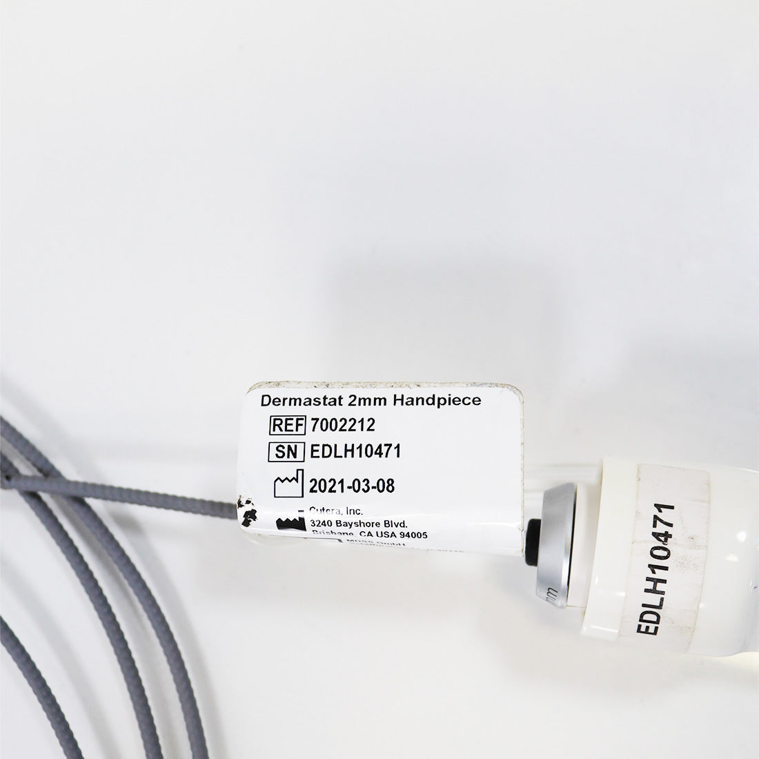 Cutera ExcelV+ Dermastat 2mm Handpiece for Small Vascular Treatments 7002212