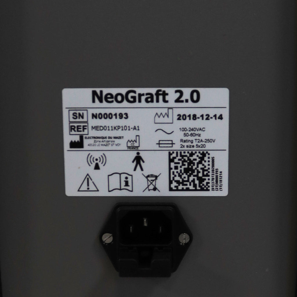 2018 NeoGraft® 2.0 FUE Follicular Unit Extraction Hair Restoration Device