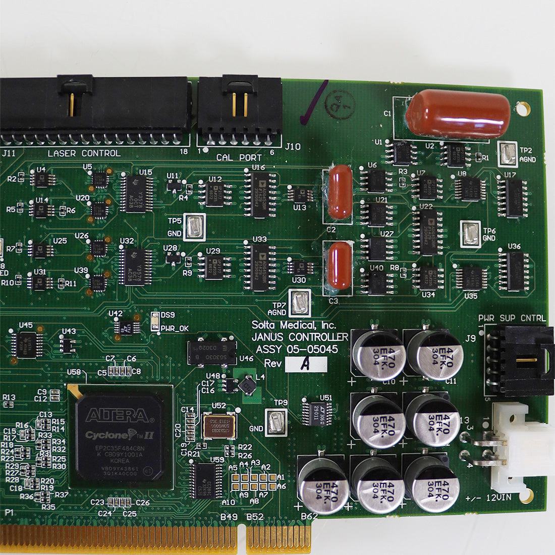 Solta Reliant Fraxel Dual Laser Handpiece Board PCB 05-05044 Control Port PARTS