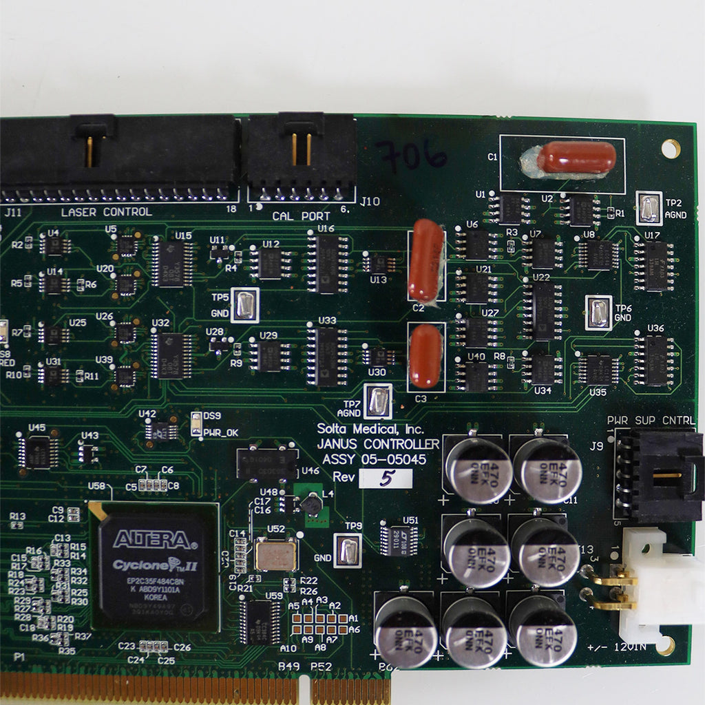 Solta Reliant Fraxel Dual Laser Handpiece Board PCB 05-05045 Janus Controller