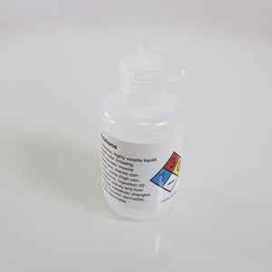 Small Bottle Narrow Spout Acetone Dispenser 7000190 Clearly Labeled for Safety