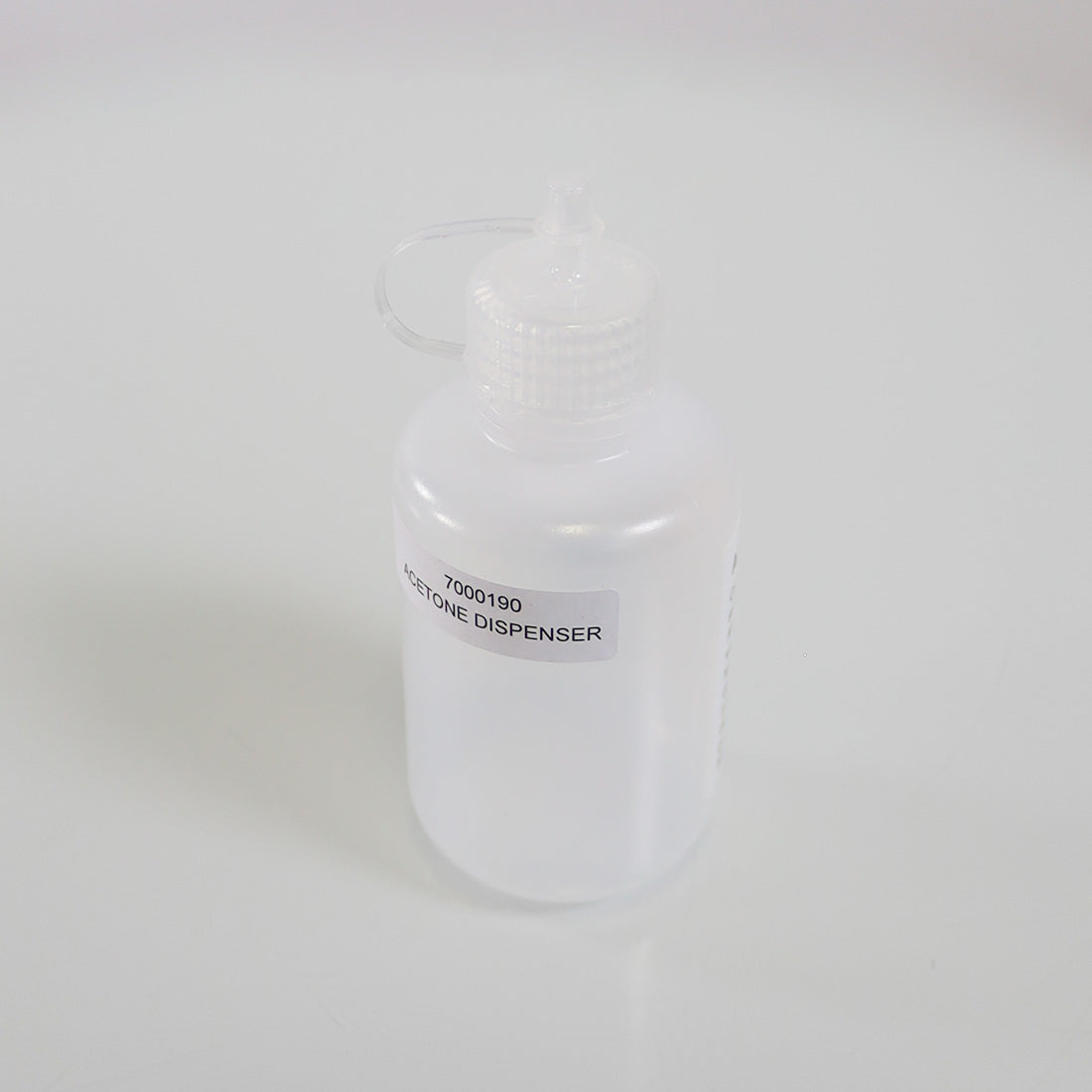 Small Bottle Narrow Spout Acetone Dispenser 7000190 Clearly Labeled for Safety