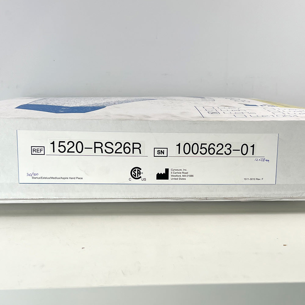 Palomar StarLux 300/500 LuxRs Handpiece Cynosure Factory Refurbished 1005623-01 (0 Shots)