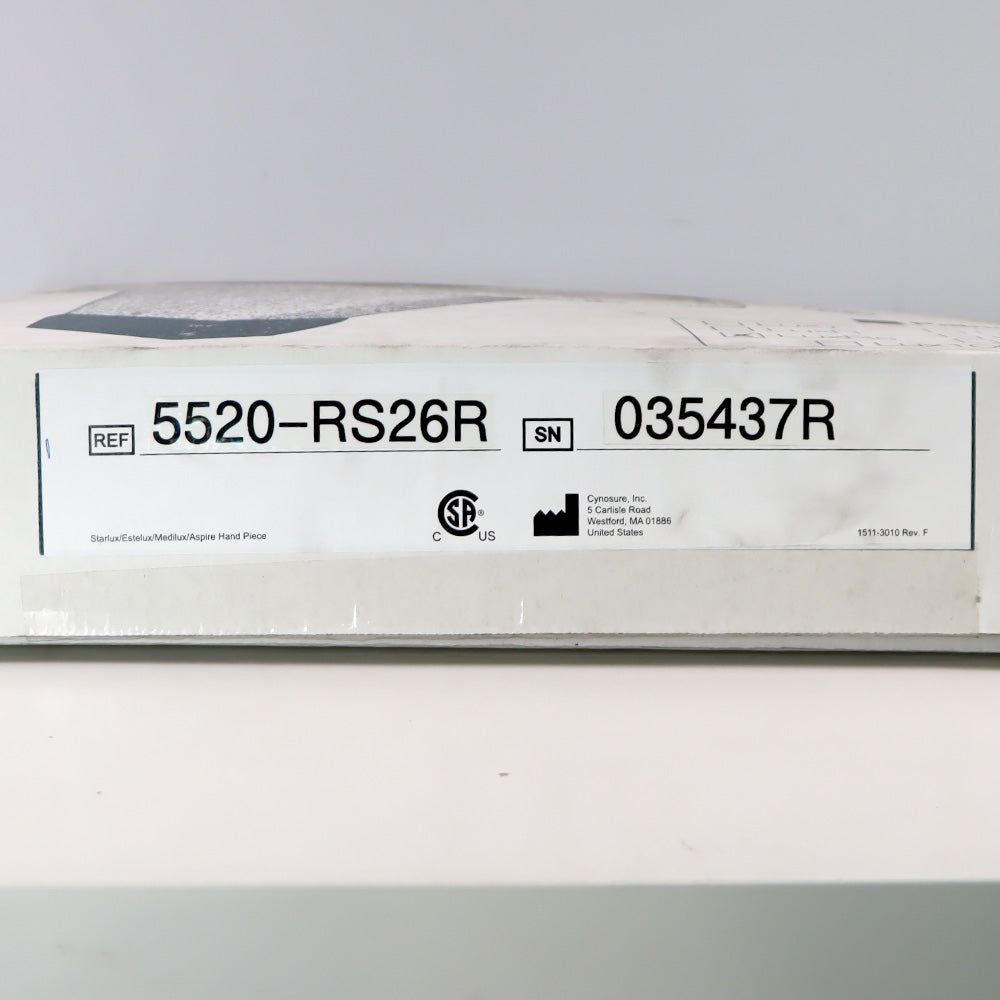 Palomar StarLux LuxRs 500 Handpiece Cynosure Factory Refurbished 035437R (0 Shots)