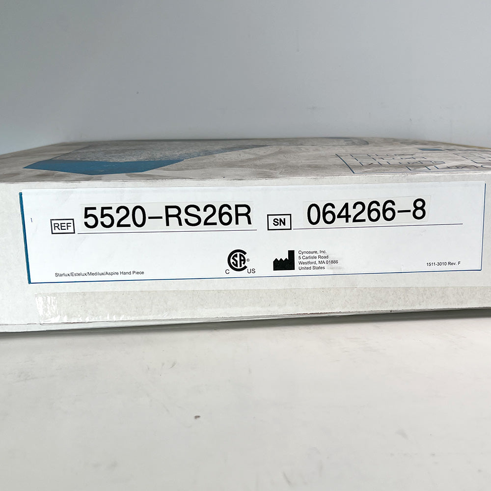 Palomar StarLux LuxRs 500 Handpiece Cynosure Factory Refurbished 064266-8 (0 Shots)
