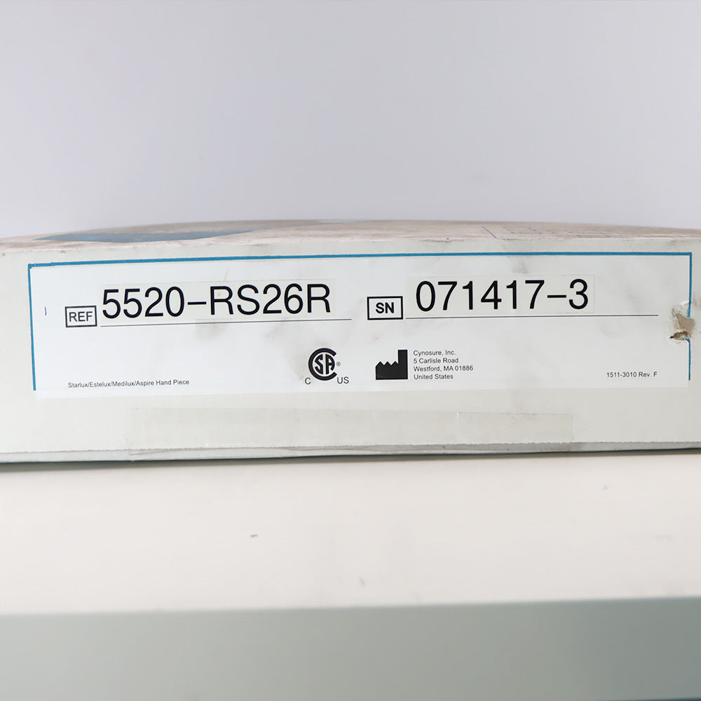 Palomar StarLux LuxRs 500 Handpiece Cynosure Factory Refurbished 071417-3 (0 Shots)