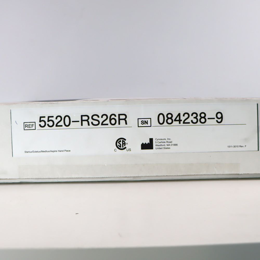 Palomar StarLux LuxRs 500 Handpiece Cynosure Factory Refurbished 084238-9 (0 Shots)