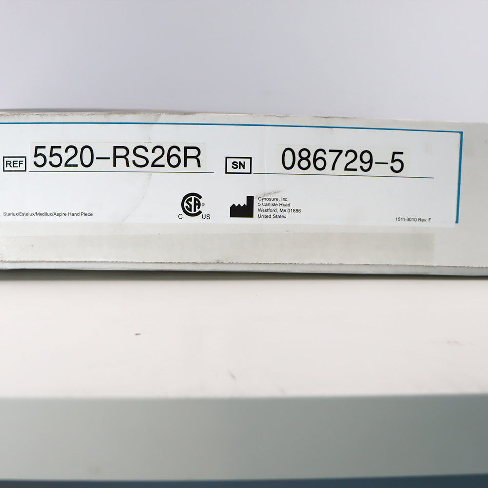 Palomar StarLux LuxRs 500 Handpiece Cynosure Factory Refurbished 086729-5 (0 Shots)