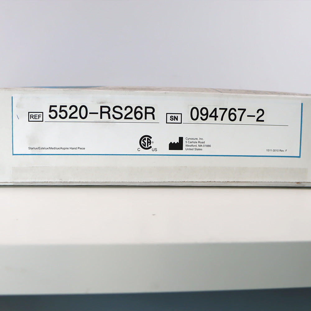 Palomar StarLux LuxRs 500 Handpiece Cynosure Factory Refurbished 094767-2 (0 Shots)