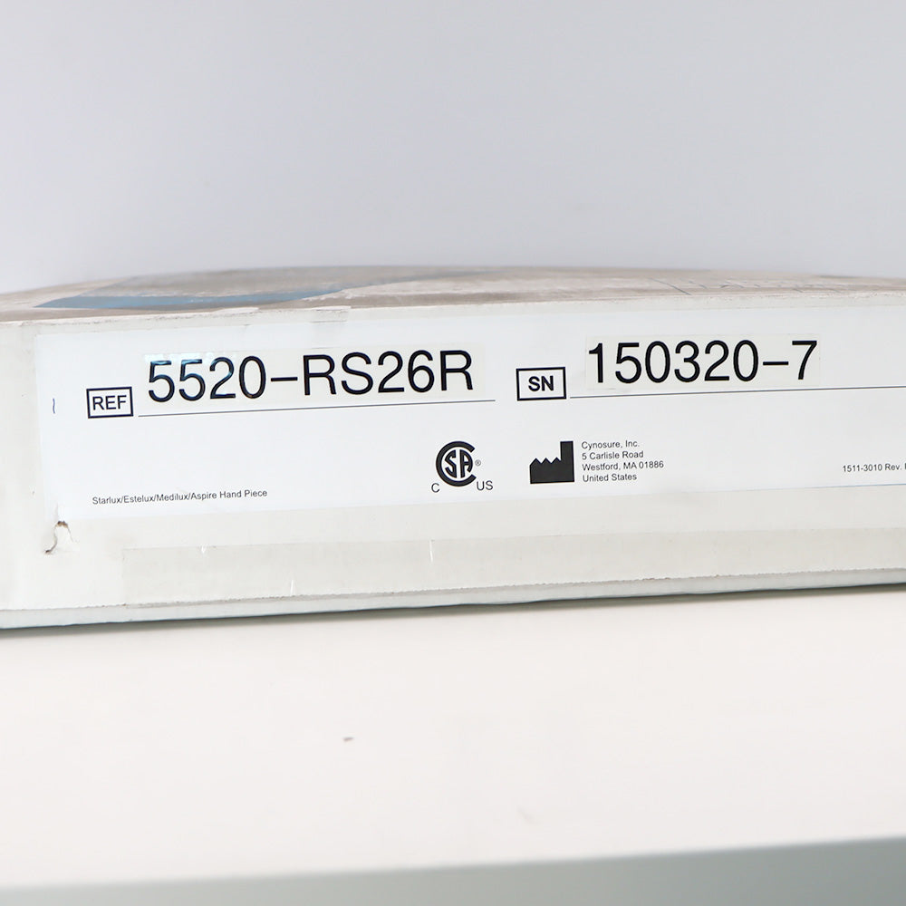 Palomar StarLux LuxRs 500 Handpiece Cynosure Factory Refurbished 150320-7 (0 Shots)