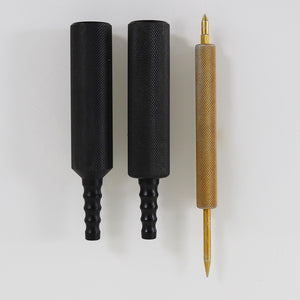 Cynosure SmartLipo Black Cannula Handle Aspiration Vaser Brass Punch Point Set