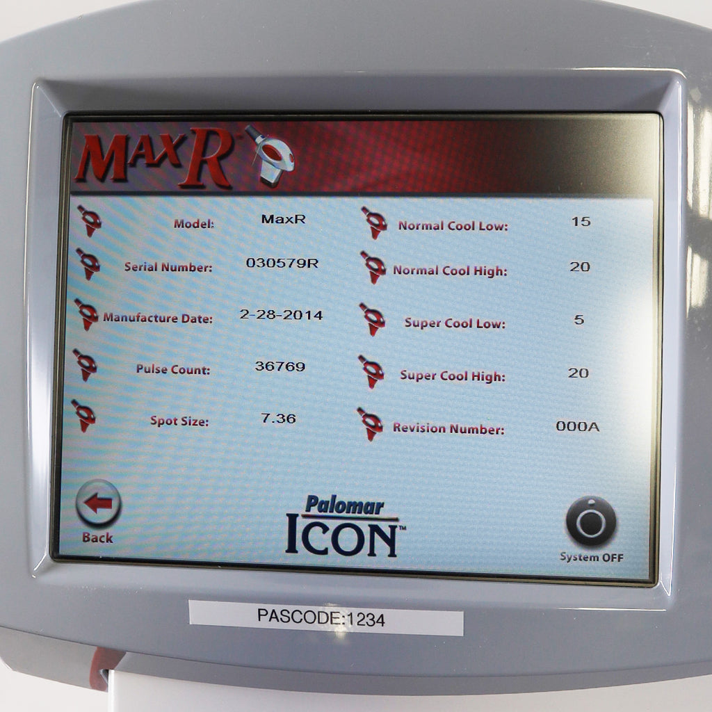2017 Palomar Icon IPL Laser Fractional 1540 Hair Removal Vascular Skin Resurface