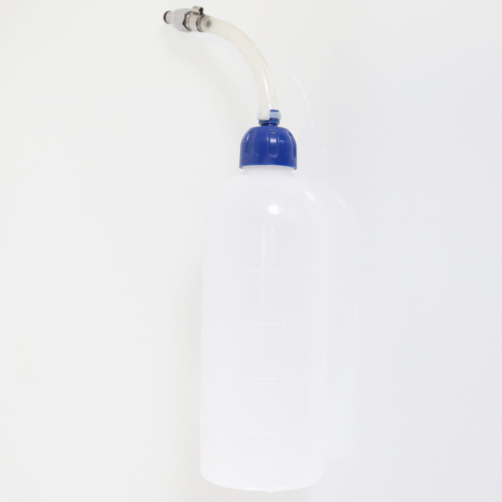 500mL Clear Fill/Drain Bottle with 1/4 Non-Drip Male Coupling Aesthetic Lasers
