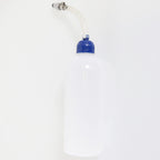 500mL Clear Fill/Drain Bottle with 1/4 Non-Drip Male Coupling Aesthetic Lasers