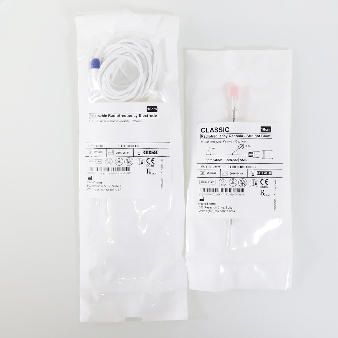 Thermi Aesthetics ThermiRF D-Kit-10-18 Partial Disposable Electrode Kit Straight 2019