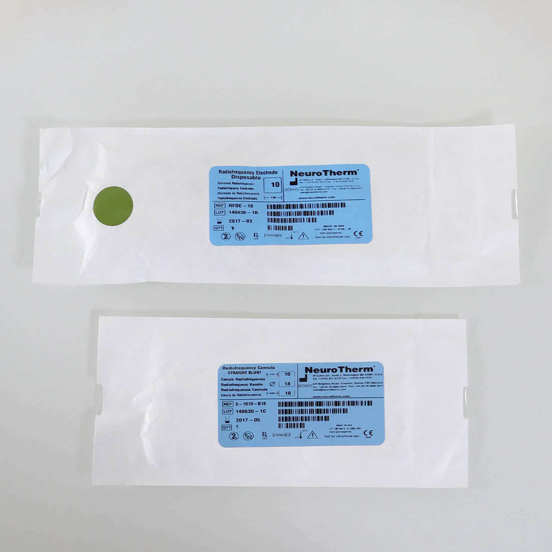 Thermi Aesthetics ThermiRF D-Kit-10-18 Partial Disposable Electrode Kit Straight 2017