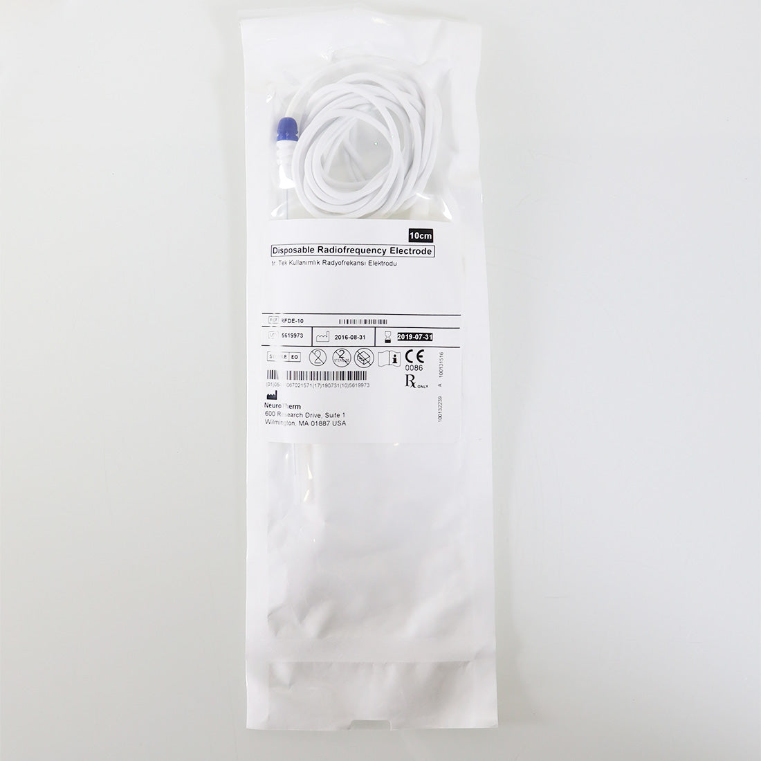 Thermi Aesthetics ThermiRF D-Kit-10-18 Partial Disposable Electrode Kit Straight 2019