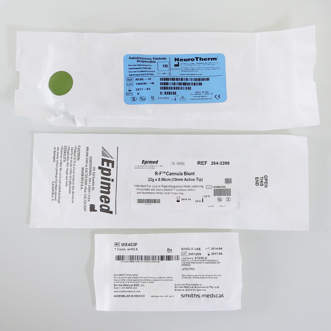 Thermi Aesthetics ThermiRF D-T-Kit-8-22 Partial Disposable Electrode Kit RFDE-10