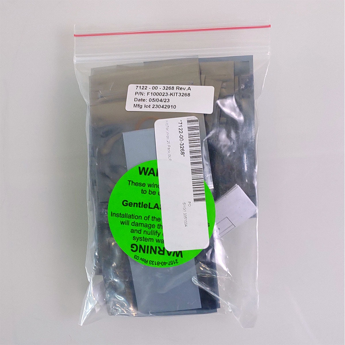 Candela GentleLase Plus 16mm Fiber Window Kit Factory NEW 7122-00-3268 25-Pack