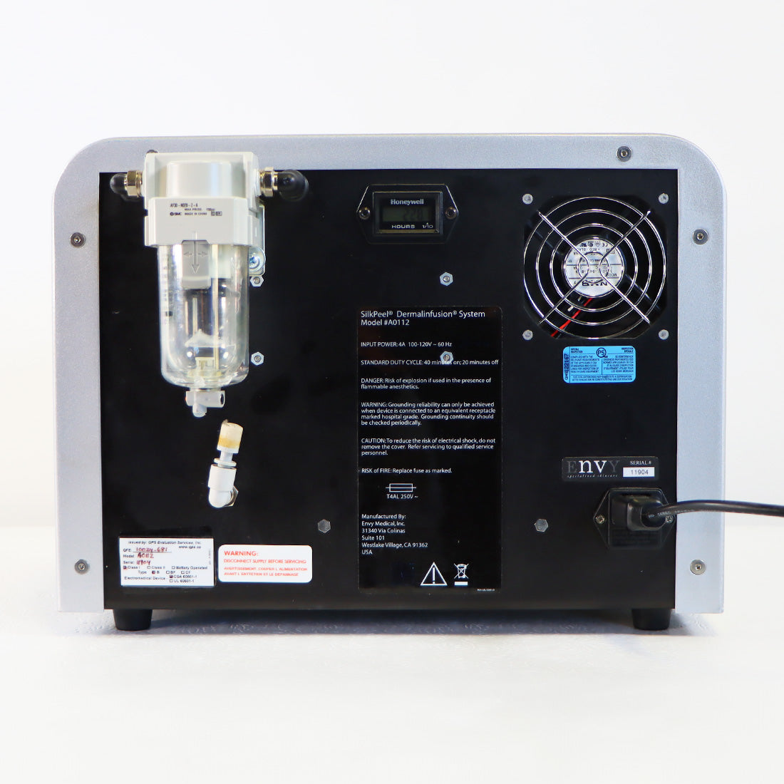 Envy Medical SilkPeel Dermalinfusion Skin Resurfacing Treatment System 228.1 Hours