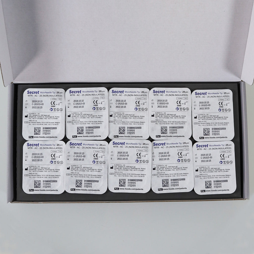 Cutera SecretRF MicroNeedle Fractional Tips 25-Pin MTR-AC-25 Non Insulated x10 A