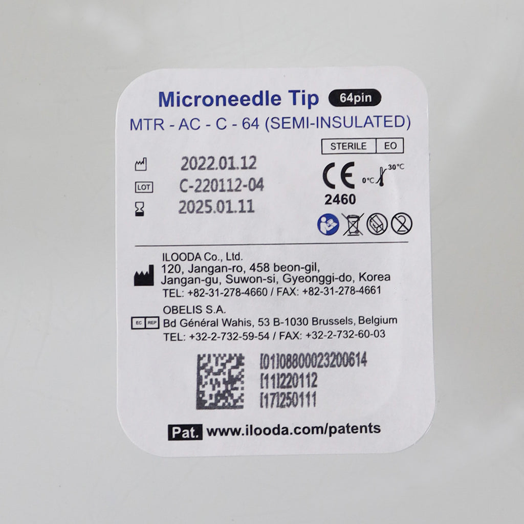 Cutera SecretRF Microneedle Tips 64 Pin Semi-Insulated MTR-AC-64 MTR-AC-C-64 x6