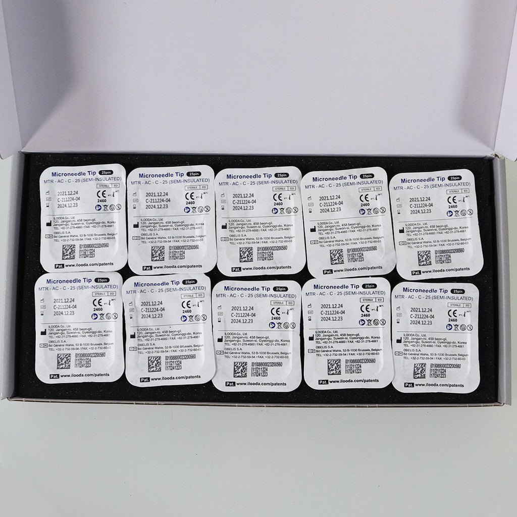 Cutera 25 Pin Semi-Insulated Tip SecretRF MTR-AC-C-25 MicroNeedle x10