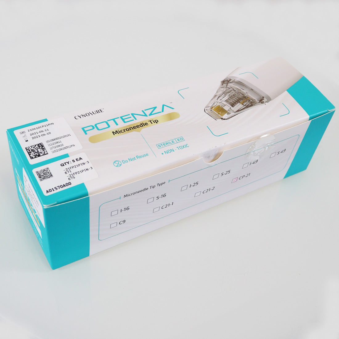 Cynosure Potenza RF CP-21 Microneedling Tips 100-7043-063 Microneedle Exp6/23 x3