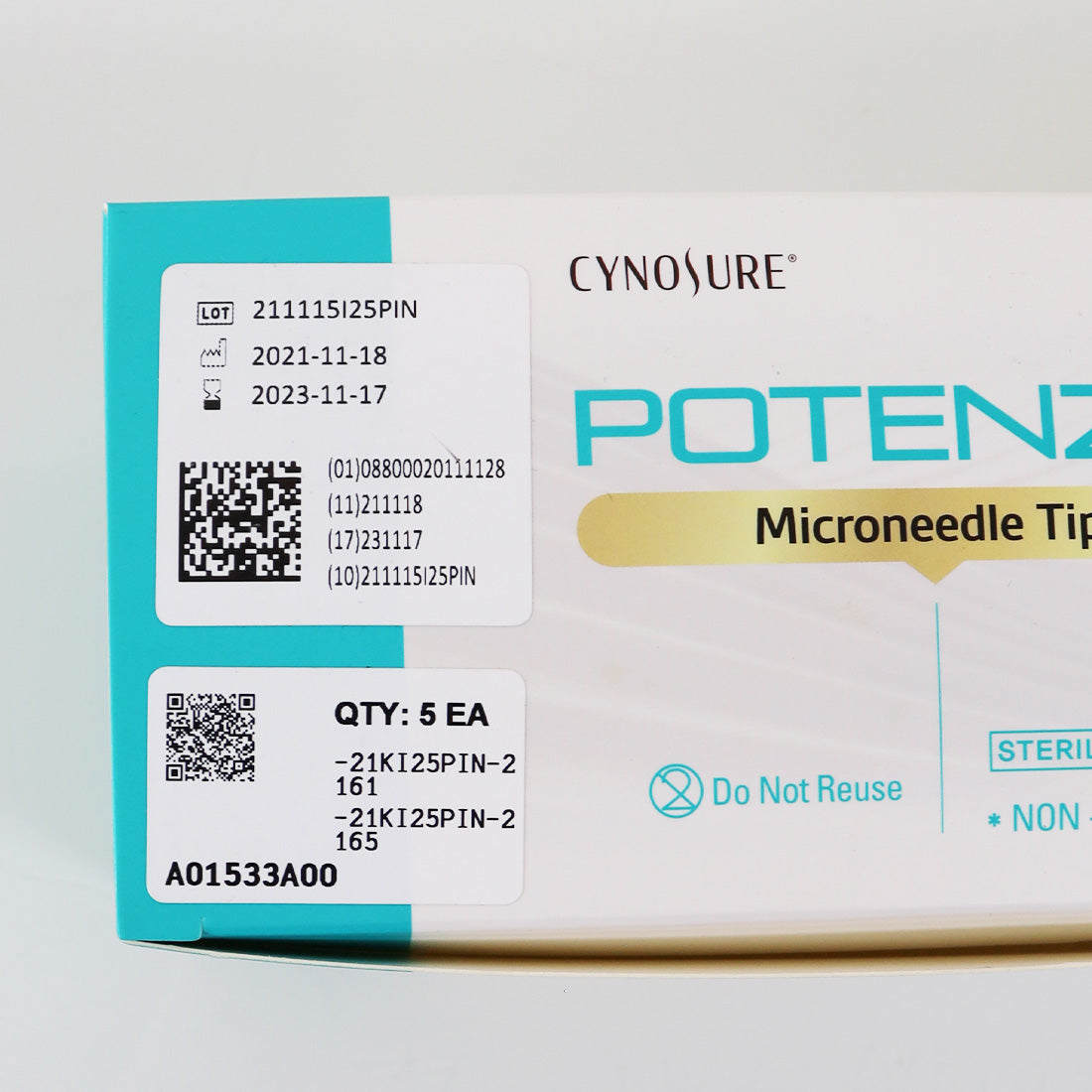 Cynosure Potenza RF I-25 Microneedle Tips 100-7043-055, Set of 5