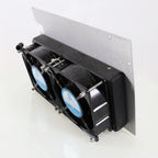 Laser Heat Exchanger Radiator 2 Fan Assembly Koolance Coolant 0A109AP-11-1TB X