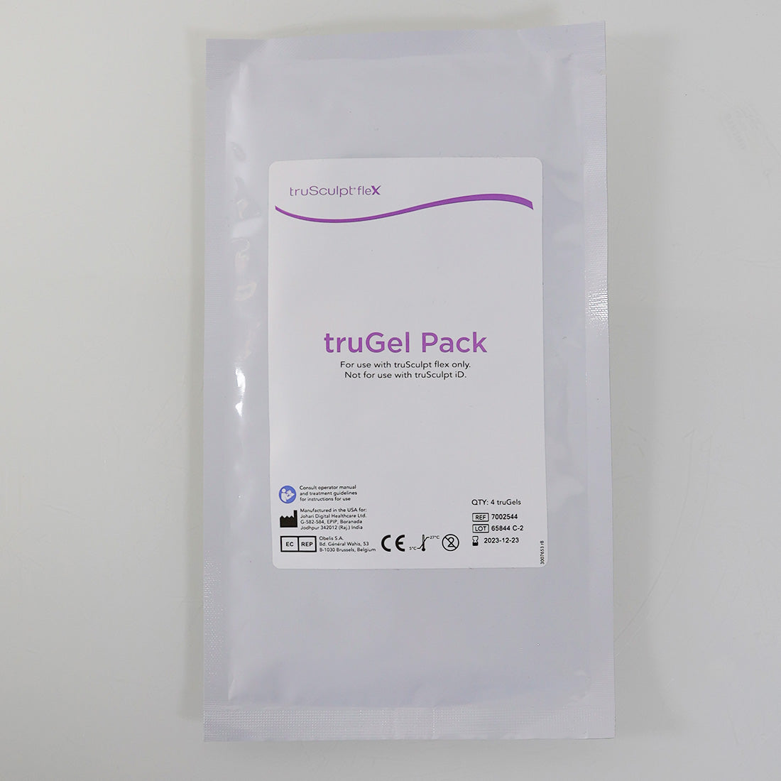 Cutera truSculpt fleX truGel Pack Gel Body Sculpt BodySculpt truBody x3 Pcs