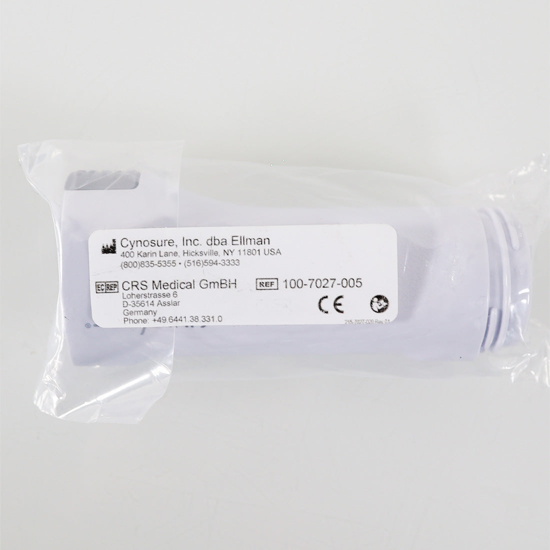 Cynosure Ellman TempSure RF White Plastic Handpiece Handle Casing 100-7027-005