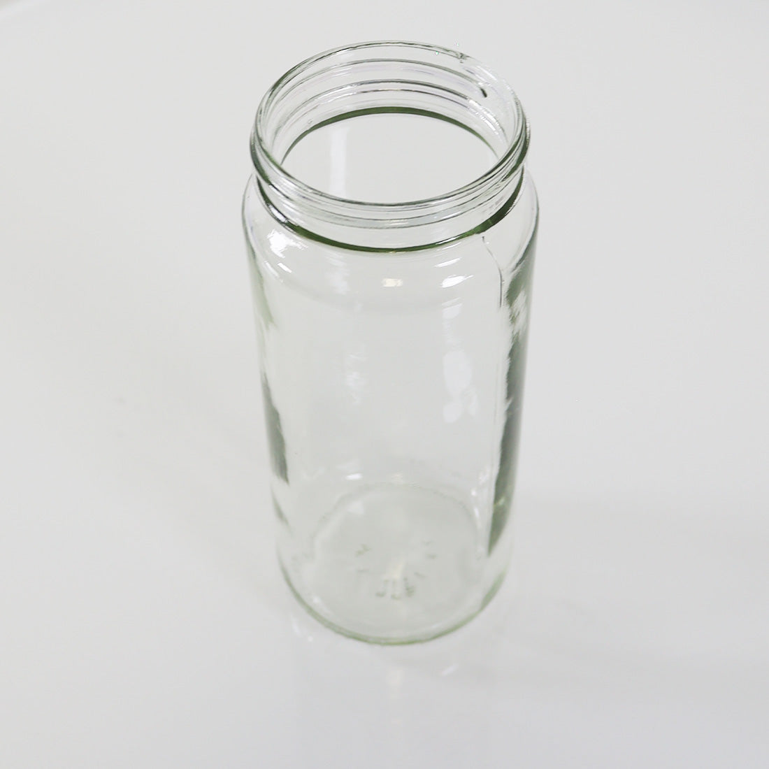 Envy Medical Silkpeel Clear Glass Waste Jar 400ml Silk Peel Dermalinfusion 2"x6"