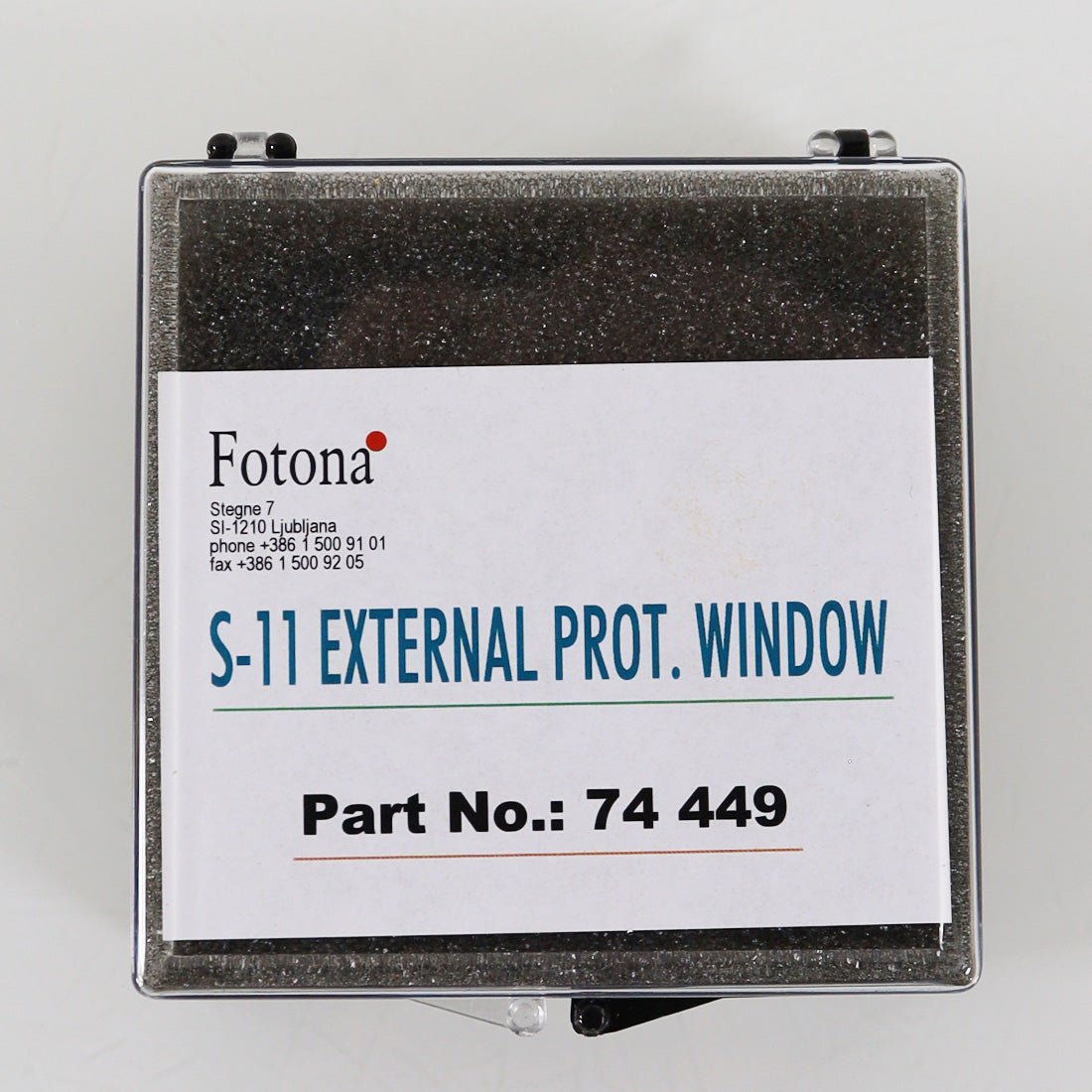 Fotona Dynamis Laser S-11 External Prot Window w/Frame 74-449 S11 Parts