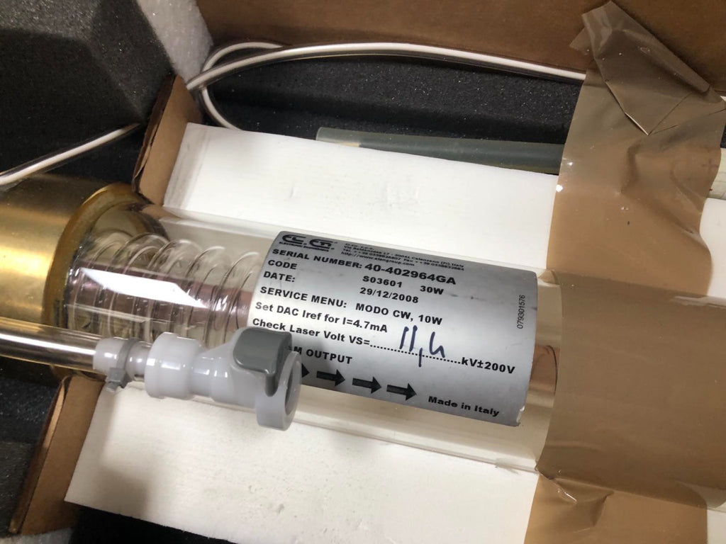 Cynosure Laser Deka DOT 30 Watt Re Gassed CO2 Tube ReGassed Glass C02 EXCHANGE