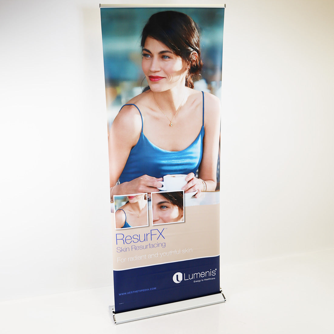 Lumenis ResurFX Skin Resurfacing Radiant Skin Office Market Banner 34in x 82in
