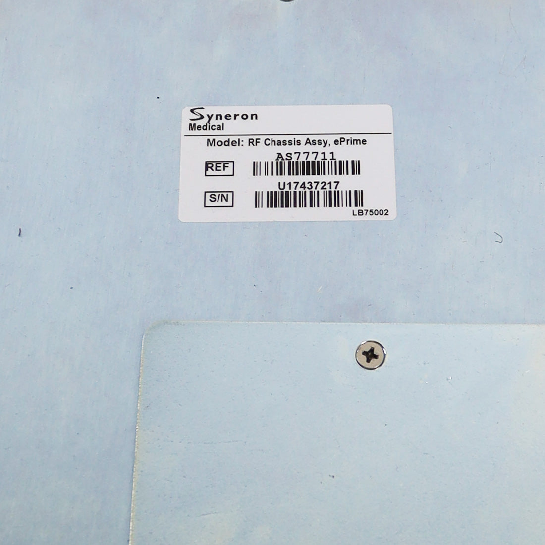 Syneron Candela Profound ePrime RF Chassis Assembly AS77711 Part As-Is