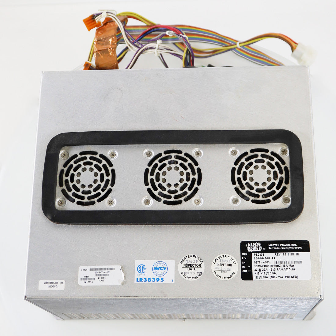 Lumenis LightSheer XC Power Supply / Martek Power PS2308 BAD Parts As-Is