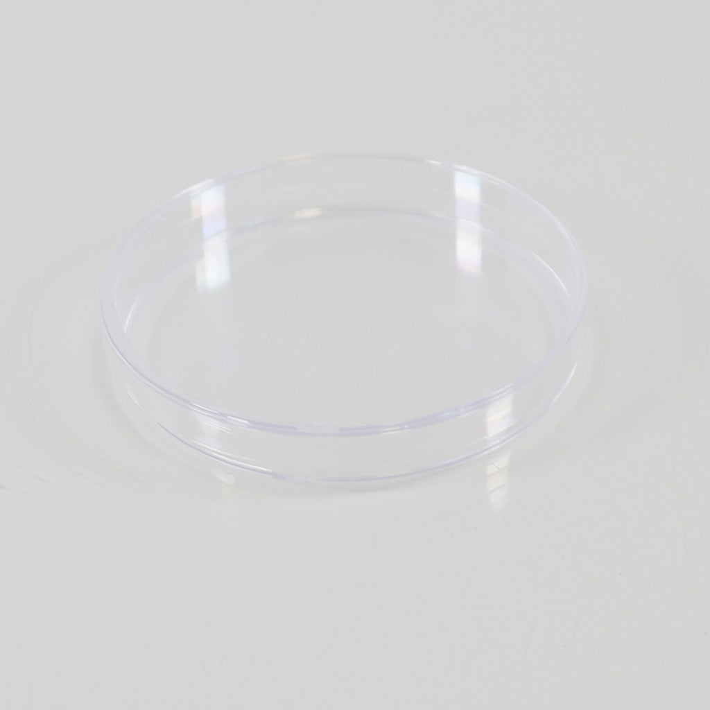 Polystyrene Petri Dish w/Lid 3 3/8" Clear Plastic Round Laboratory Lab (x6 Pcs)