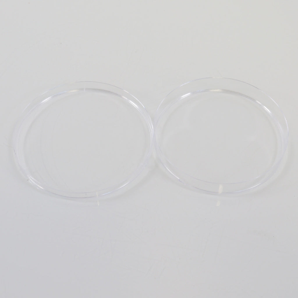 Polystyrene Petri Dish w/Lid 3 3/8" Clear Plastic Round Laboratory Lab (x6 Pcs)