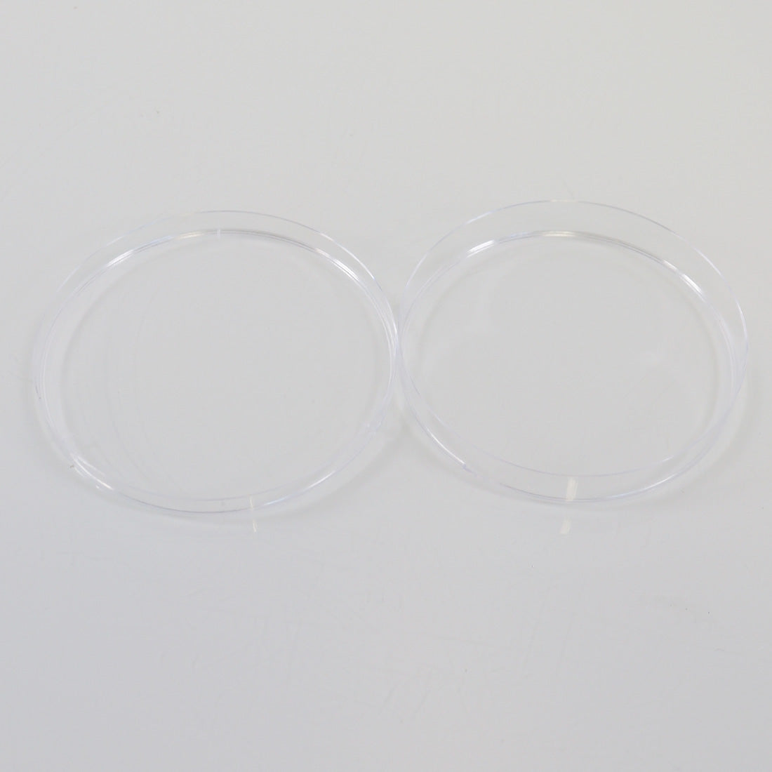 Polystyrene Petri Dish w/Lid 3 3/8" Clear Plastic Round Laboratory Lab (x6 Pcs)