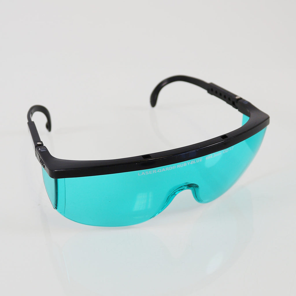 Palomar Laser-Gard Ruby Blue E2000 Operator Eyewear Safety Glasses 694nm OD>7