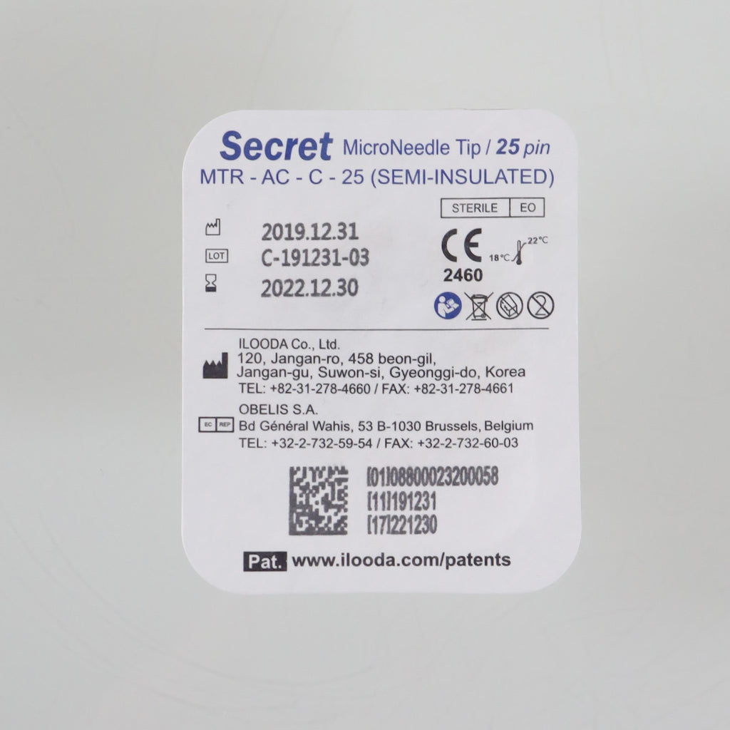 Cutera Secret RF MicroNeedle Tip 25-Pin Semi-Insulated MTR-AC-C-25 EX12/2022 x1